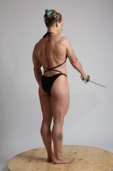 Karolina FIGHTING WITH SWORD